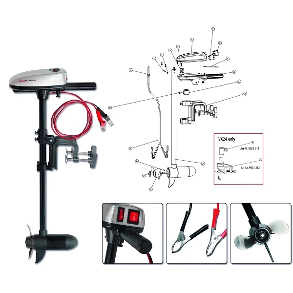 Rhino Cobold Outboard Motor 18LB 2 Rhino Cobold Outboard Motor 18LB - Afbeelding 2