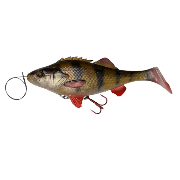 Savage Gear Kunstaas 4D Line Thru Perch Shad Swimbait 1 Savage Gear Kunstaas 4D Line Thru Perch Shad Swimbait