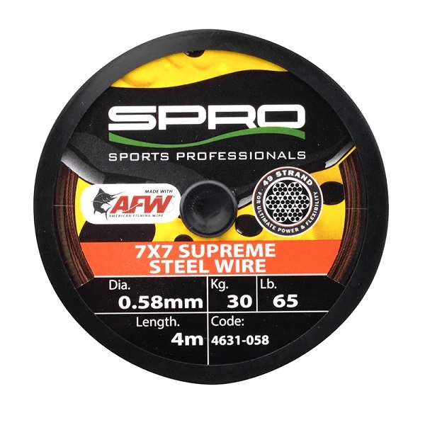 Spro 7x7 Supreme Steel Wire 1 Spro 7x7 Supreme Steel Wire