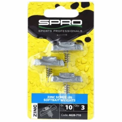 Spro Zinc Screw-in Softbait Weights 5 Spro Zinc Screw-in Softbait Weights -Visuitrusting Spro Screw in softbait weights 3
